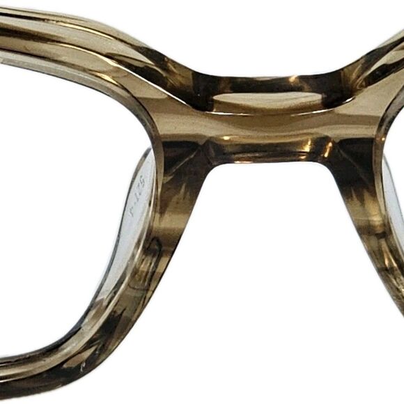 Warby Parker Women's Eyeglass Frames Hughes 207 Tan Crystal 49-19 140 New Demo - Picture 12 of 13